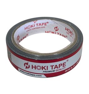 Ruban en tissu Hoki 24mm x 10 verges Adhésif sensible à la pression puissant 240mic Facile à appliquer et étanchéité fiable sur diverses surfaces - Product Image 1