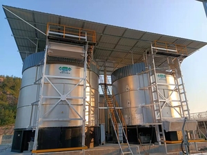 China Solid State Sludge Fermentation Tank <strong>Bioreactor</strong> Production Container Stainless Solid <strong>Fermenter</strong> Manure Fermentation Tank - Product Image 4