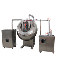 Machine à pulvériser du chocolat liquide de haute qualité au design original pour les noix, les fruits et le maïs - Système de recouvrement au chocolat au prix d'usine