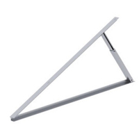 Support de montage de panneau solaire triangulaire réglable en alliage d'aluminium pour toit