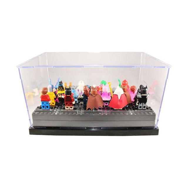 Hot Sell New Design Acrylic Display Case for Minifigures, Brick Figures ,Children's Gift Storage Display Box