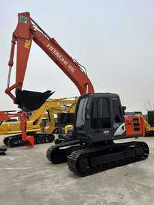Excavatrices sur chenilles hydrauliques Hitachi ZX120 de 12 tonnes d'occasion de haute qualité, d'origine japonaise, certifiées CE, avec accessoire EPR Thumb - Product Image 3