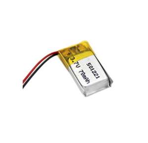 Pequeña lipo 501221 3,7 V 70 mAh recargable de la batería de polímero de iones de litio - Product Image 3