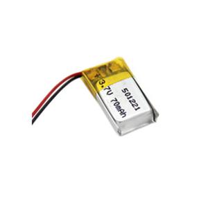 Small lipo battery 501221 3,7 V 70 mAh lithium ion polymer Rechargeable battery - Product Image 3
