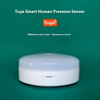 Détecteur de présence humaine à ondes millimétriques Tuya Smart Life WIFI avec fonction de mesure de la luminosité (Lux)