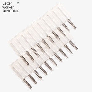 <span class=keywords><strong>Lima</strong></span> rotativa de carburo pulido Xingong, cortador de fresado de acero de tungsteno 3*3 y cabezal de molienda de Metal, piezas de herramientas de grabado - Product Image 3