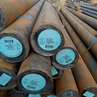 Laminado en caliente A36 Din 1,1213 S45c 52crmo4 Scm435 Materia prima Hierro Varilla de acero al carbono Barra redonda de hierro