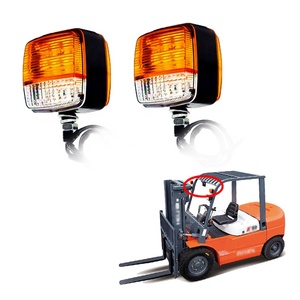 ไฟเลี้ยวหน้ารถยก 12-80V ขนาด 85 มม. แบบ LED สองด้าน สีขาวเหลือง ไฟเตือน IP67 กันน้ำ ได้รับการรับรองมาตรฐาน CE ROHS Dream - Product Image 2