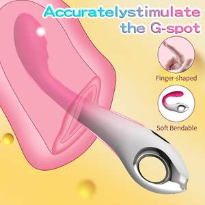 उंगली के आकार की पतली छड़ी मालिश महिला हस्तमैथुन उपकरण योनि निप्पल क्लिटोकल सेक्स उत्तेजक उदाहरण महिलाओं के लिए - Product Image 3