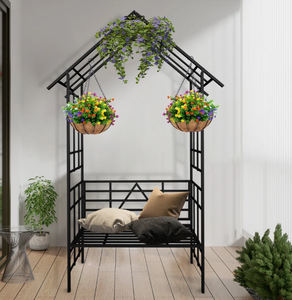 Arco Decorativo in Metallo Stile Cabana per Bordo Piscina, Leggero ma Robusto, per Mercato UE e USA, Ingresso Hotel Boutique - Product Image 6