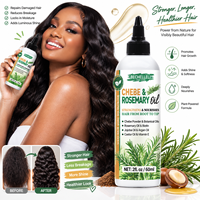 Huile capillaire en gros Chebe et Romarin - Formule concentrée nourrissante à l'huile d'arbre à thé pour renforcer les racines des cheveux et favoriser la croissance des cheveux (OEM)
