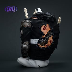 โมเดลตุ๊กตาอนิเมะ ลูฟี่ บาร์โธโลมิว คูมะ ขนาด 42 ซม. โอคา ชิจิบุไค รุ่นไทแรนท์แบร์ ท่าทางนั่ง ได้แสดงรอยบาดเจ็บจากการต่อสู้ - Product Image 4