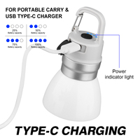 Nueva Lámpara de Camping RGB Recargable Creativa Wason, Innovadora Luz LED para Tapas de Botella, Luz de Advertencia Portátil para Mochila