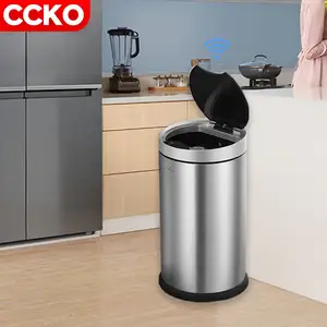 CCKO CK9916 6L/9L/12L感应电动垃圾桶无接触垃圾桶自动垃圾桶传感器垃圾桶智能垃圾桶