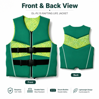 Gilet de sauvetage professionnel en PVC pour adulte, veste de flottabilité à séchage rapide et imperméable pour jet ski, rafting, natation et sports nautiques