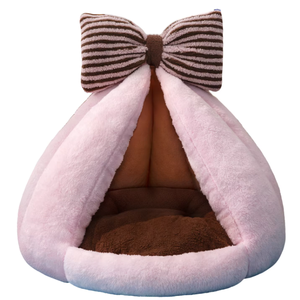 Lit-caverne pour chat, tente pour animaux <span class=keywords><strong>de</strong></span> compagnie, <span class=keywords><strong>maison</strong></span> <span class=keywords><strong>de</strong></span> couchage fermée et confortable pour chats et petits chiens - Product Image 5