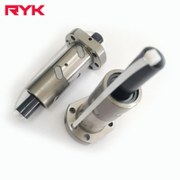 Vis à billes miniature sur mesure de haute précision, écrou à bride, roulement S55C, longue durée de vie, TBI BSH1002 BSH1004 BSH1204 BSH1605