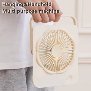 Portable Ultra-Thin 180 Tilt Folding Personal Fan USB Rechargeable Quiet Handheld <b>Desk</b> Fan for Office Household Modern Safe - Product Image 3