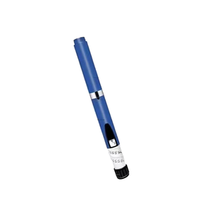 Pluma inyectora de metal reutilizable 60U con dosificación precisa, cuerpo de vidrio compacto con tapa de rosca, modelo V2 para uso doméstico y de viaje - Product Image 1