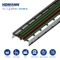 Échelle à câbles en acier au carbone galvanisé à chaud Hdmann, robuste, pour le routage de câbles électriques en extérieur dans les centrales électriques industrielles