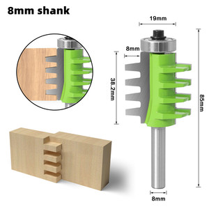 8mm tige cône menuiserie fraises outils personnalisé OEM Support doigt Joint colle routeur peu fraise <span class=keywords><strong>mortaise</strong></span> Tenon couteau - Product Image 2