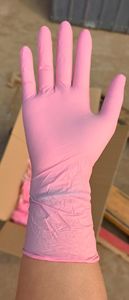 Guantes de Nitrilo ROSADOS Sin Polvo 3 Mil 4 Mil 5 Mil Tallas S / M / L / XL Buen Precio Alta Calidad 9 Pulgadas 10.5 Pulgadas 12 Pulgadas - Product Image 4