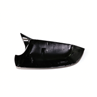 Coques de rétroviseurs noires brillantes style corne de vache, pièces extérieures neuves pour BMW Série 5 E60.