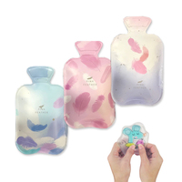 Chauffe-mains réutilisable à gel magique à pression, chauffe-mains instantané, pochette chauffante à gel mignonne