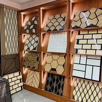 Panneaux acoustiques décoratifs multifonctionnels en fibre de polyester et lattes de bois, panneaux absorbants du son