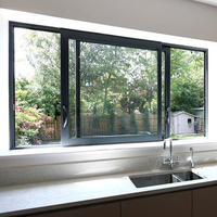 Ventanas Corredizas Modernas de Aluminio con Aislamiento Térmico para Sótanos, Exteriores de Hoteles, Salas de Estar y Exteriores para el Sudeste Asiático