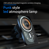 Support de téléphone magnétique universel HDL pour voiture combinaison de chargeur iPhone X XS Max et support de téléphone portable