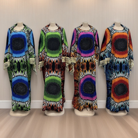 Robe musulmane africaine pour femmes, tendance, de haute qualité, à bas prix, imprimée, grande taille, ample, vente en gros mixte