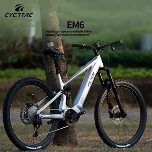 Vélo de montagne <span class=keywords><strong>électrique</strong></span> à suspension intégrale avec fourche sans fil Rock Shox, cadre en alliage d'aluminium, 12 vitesses, <span class=keywords><strong>moteur</strong></span> central 48V 500W, hydraulique - Product Image 6