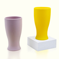 Gobelet à bière en silicone résistant à la chaleur et incassable |   Mug à boire résistant aux hautes températures |   Gobelet à boisson portable léger