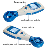 L'anémomètre portable numérique TM840M mesure la vitesse et la température du flux d'air 0.3-30 M/S Instrument de mesure de la vitesse du compteur de vent
