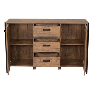 Table console de style antique, meuble TV, armoire de rangement à 5 tiroirs, utilisée pour l'entrée, le salon - Product Image 3