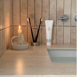 Losas de Mármol Travertino Beige Premium para Cocina, Isla de Salón, Encimera Personalizable, Mesa de Centro de Piedra de Lujo - Product Image 6