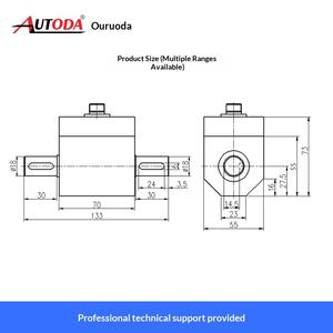 Датчик динамического крутящего момента Ouluda AT8714 для измерения силы затяжки и вращения, двунаправленное измерение крутящего момента (плюс/минус) - Product Image 5