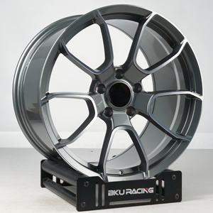 Rines de Aleación Cóncavos Personalizados Bku Forged 5x130 para <span class=keywords><strong>Porsche</strong></span> Cayenne, Macan, <span class=keywords><strong>Taycan</strong></span>, 718, 911 Carrera, 19, 20, 21, 22 Pulgadas, Color Bronce - Product Image 5