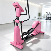 Máquina Elíptica Eléctrica Comercial para Gimnasio con Resistencia Magnética y Funciones Ajustables para Uso en Casa y Gimnasio