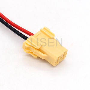 2-poliger gelber und grauer Auto-Stecker Elektronischer Kabelbaum für Kraftstoff pumpen motor - Product Image 4