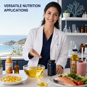 Huile de foie de morue Oméga-3 <span class=keywords><strong>EPA</strong></span> <span class=keywords><strong>DHA</strong></span> Vitamine A D naturelle Liquide de qualité alimentaire pour complément alimentaire en gélules OEM Marque privée Extrait végétal - Product Image 2