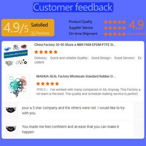 MAIHUA Toptan Özelleştirilmiş Gıda Sınıfı Silikon Kauçuk Kapı/Düz Yüzey Flanş Contası NBR Kalıp Contaları Kesim İşleme Hizmeti - Product Image 5