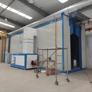 Industria Electric Powder Coating Line System Tunnel Powder Curing Furnace Oven For Sale