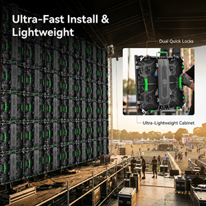 Nouveaux panneaux LED de location 500x500/1000mm, écran LED pour extérieur et intérieur, <span class=keywords><strong>mur</strong></span> LED P3.91, affichage LED de location - Product Image 3