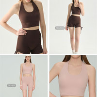 AMCLEVER Grosir Atasan Yoga Wanita, Warna & Ukuran Dapat Disesuaikan, Menyerap Keringat & Dukungan Ringan untuk Pemesanan Grosir