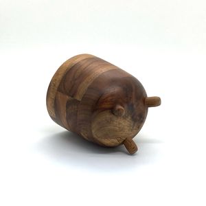 Contenedor Redondo de Madera Maciza de Tamaño Personalizado, Soporte Cortado con Láser para Aceites Esenciales, Decoración del Hogar o Almacenamiento - Suministro de Fábrica - Product Image 5