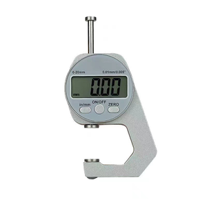 Medidor de Espesor Digital 0-20 mm/1 pulgada 0.01 mm/0.0005 Herramientas de Medición de Espesor con Pantalla LCD - Product Image 1