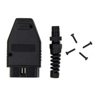 Conector Macho para Puerto OBD, Carcasa de Conector OBD2 de 16 Pines, Adaptador OBD II, Conector J1962 con PCB, Herramienta de Diagnóstico SR