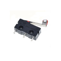 Micro interrupteurs avec poulie KW12-N 3 broches KW12 Reset interrupteur de limite de voyage 3p 5a125v KW11 interrupteur de poulie Micro rouleau bras de levier